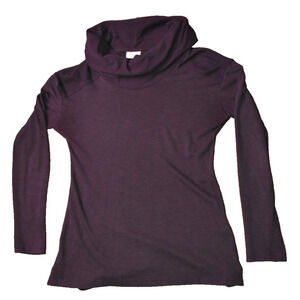 COLUMBIA Cowl Neck Black Long Sleeve Shirt | Womens S/P